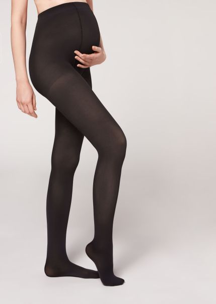 Opaque Tights 019 Black Offer Calzedonia 60 Denier Maternity Tights Women