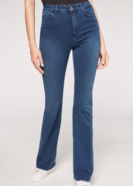 Flared Jeans Calzedonia 3210 Blue Denim Women Jeans Streamline