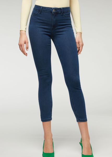 5098 Medium Denim Blue Calzedonia Jeans Unbelievable Discount Push-Up And Soft Touch Jeans Women