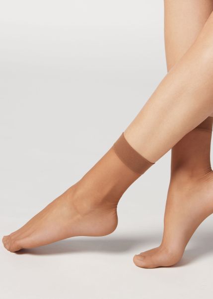 1287 Nude 8 - Tropical Women Store 8 Denier Ultra Sheer Socks Calzedonia Short Socks