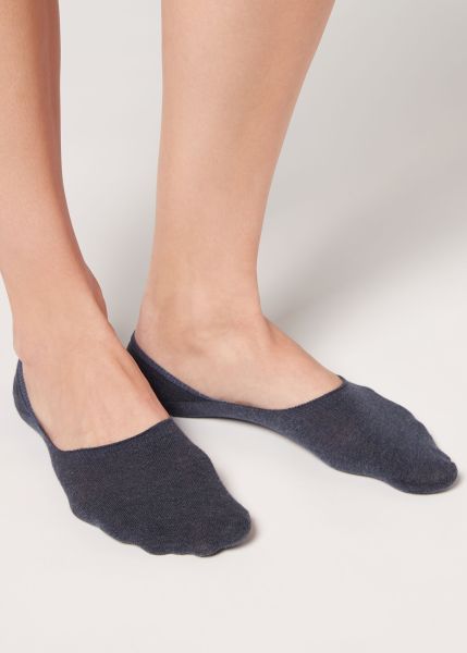 Women Voucher 120 Denim Unisex Cotton Invisible Socks Calzedonia Invisible Socks