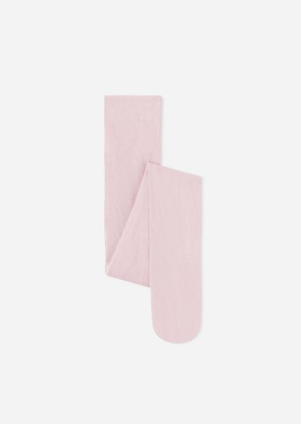 Calzedonia Relaxing Girls' Super Opaque Tights With Cashmere Tights 2236 Vintage Pink Kids